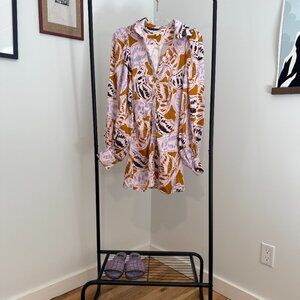For Love & Lemons Button-Down Mini Dress - Size S (Like New)